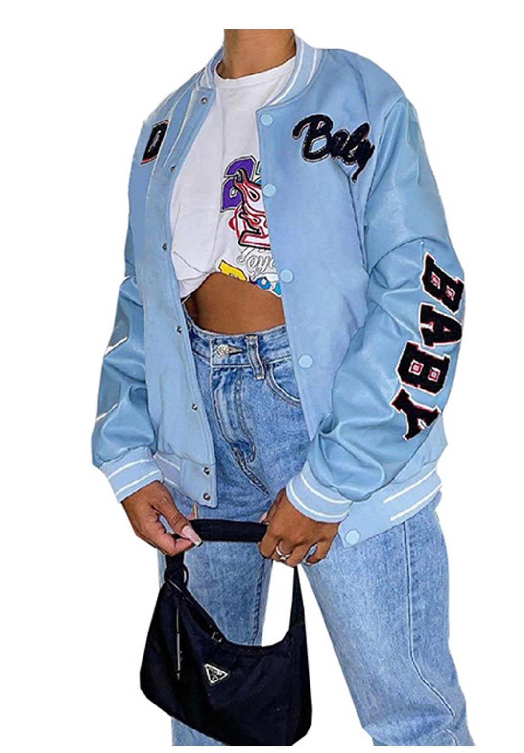 Giving me Baby Blu’s Varsity Style Jacket
