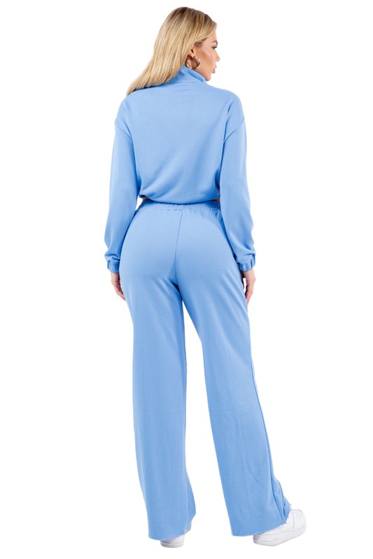 Got the Blues two piece sweatsuit