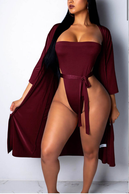 Bae-Cation Sleeveless Swimsuit