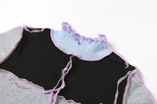 Laced-Up Long Sleeve Shirt