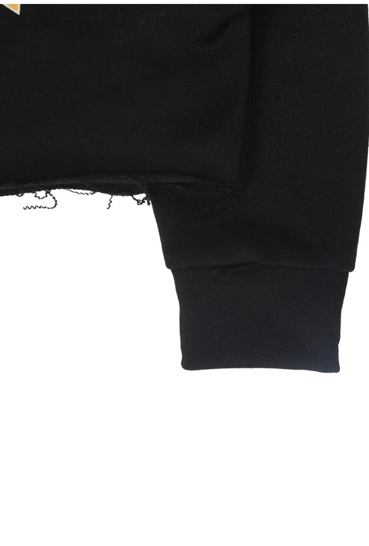Babygirl Cropped-Top Hoodie Set