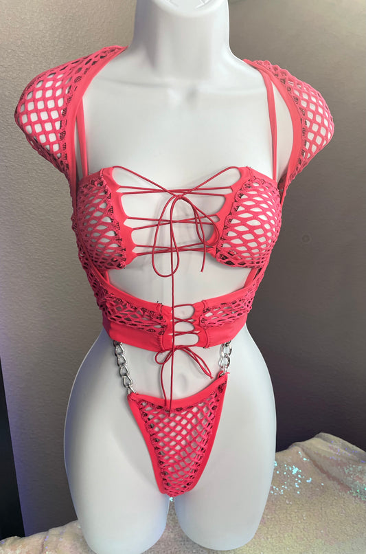 Giving Details Pink 3-Piece Set